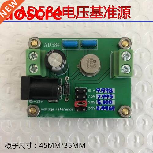 AD584 reference voltage source 10V correction calibration th