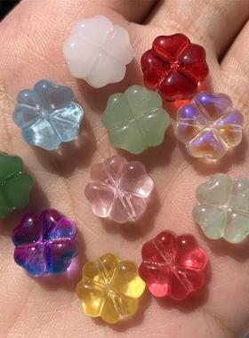 20pcs/lot 10x10mm Czech Lampwork Crystal Flower Spacer Beads