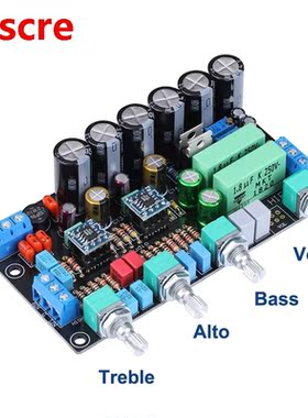 Dual S5532 / AD827 / OPA2604 Repalceable Preamp Board Audio