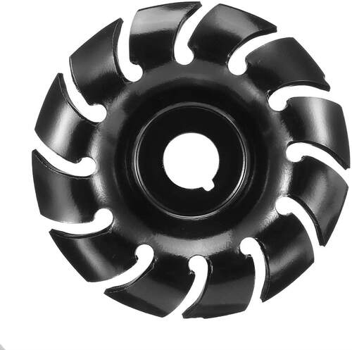 90mm 12 Teeth Grinder Shaping Disc 16mm Bore Manganese Steel
