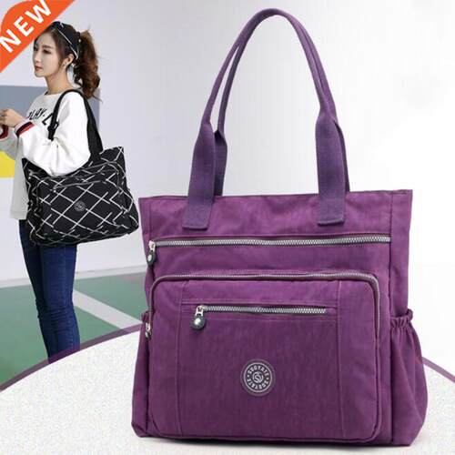 LKEEP Women's Multi-pockets Shoulder Bag New Fashion Por