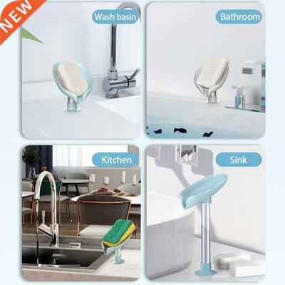Lef Shpe Sop Box Drin Sop Holder Bthroom ccessories S