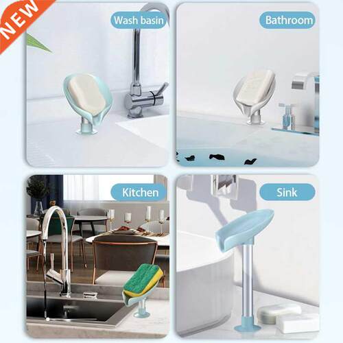Lef Shpe Sop Box Drin Sop Holder Bthroom ccessories S