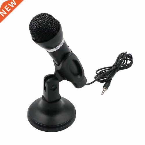 Condenser Microphone 3.5mm Plug Home Stereo MIC Desktop Stan