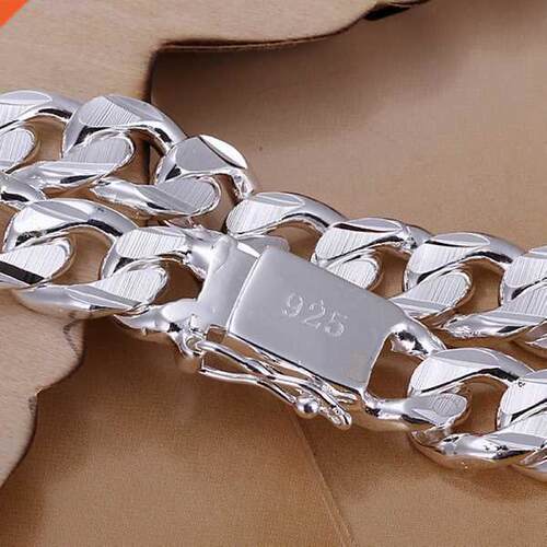New high-end women's mens fine N925 sterling Silver colo