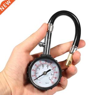 Tire Pressure 0-100PSI Long Tube Gauge Meter High-Precision