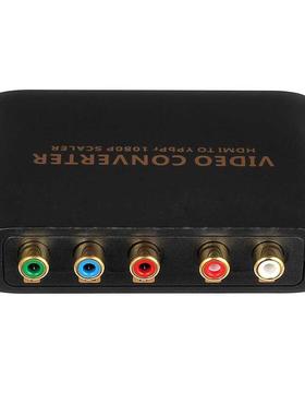 1080P HDMI to 5RCA RGB YPBPR Scaler Component Video Audio Co