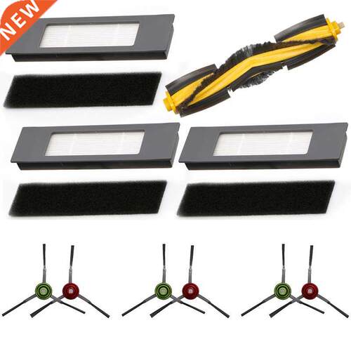 Roller Brush Filters Sponges Side Brushes Kit Fits For Ecova