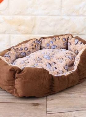Pet Comfortble Wrm Bed Dog Puppy Ct Soft Bed Mt Pet Indo