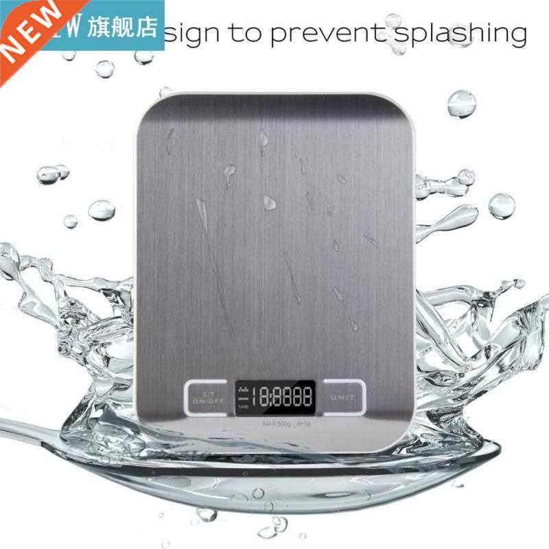 Household Kitchen Scale Electronic Food Scales 5kg/1g Stainl