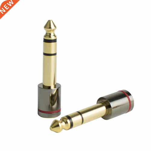 6.35mm Male To 3.5mm Female Audio Adapter Gold Plated Hifi