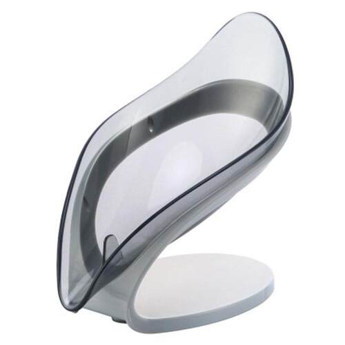 Le Shape athroom Soap Holder Self-adhesive Soap ox Drain