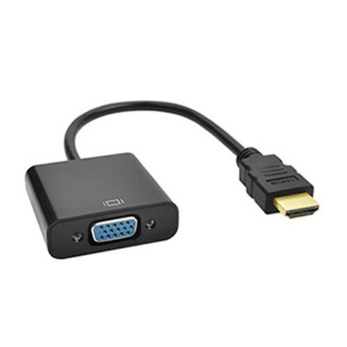 HDMI to VGA without audio Patch cord with chip HD conversion