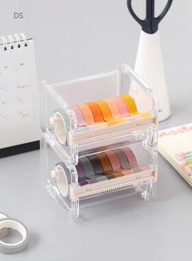 Washi Tape Dispenser Holder Cutter Office Supplies Desk Acce