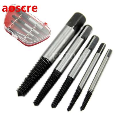 5pc Damaged Screw Extractor Out Remover Set Bolt Stud Tool K