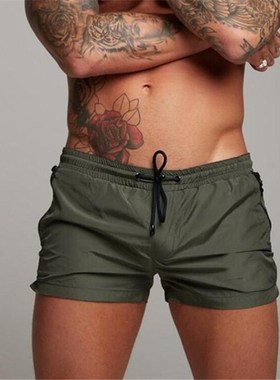 2021 New Summer Swimwear Men Swimsuit Swimming Trunks Short