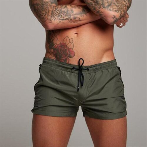 2021 New Summer Swimwear Men Swimsuit Swimming Trunks Short