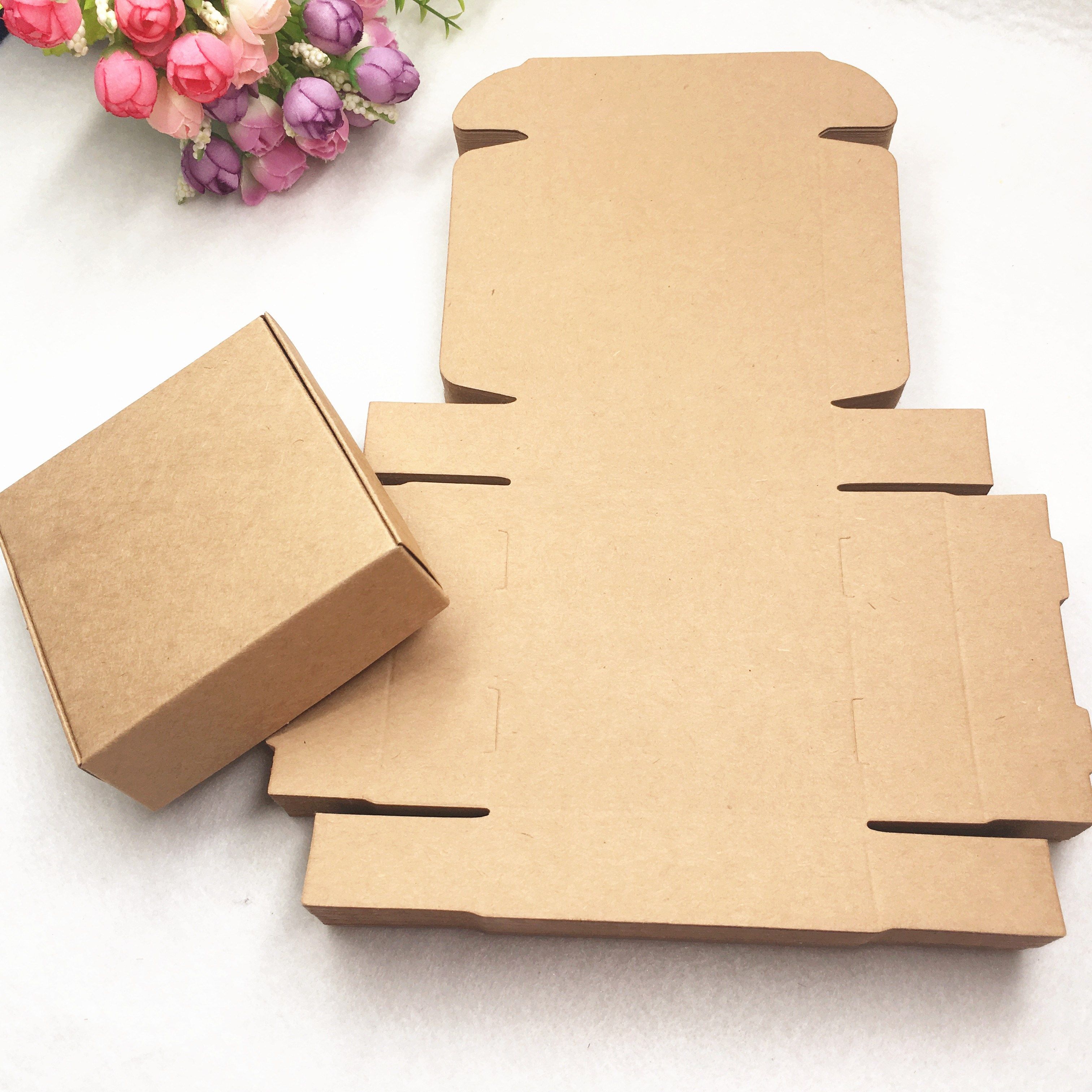 20pcs/lot 9 size Kraft Aircraft gift Packaging Box 3 color C