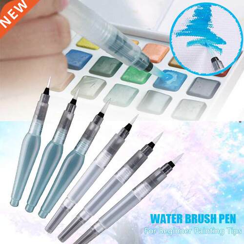 Refillable Paint Brush Water Color Brush Pencil Portable Sof