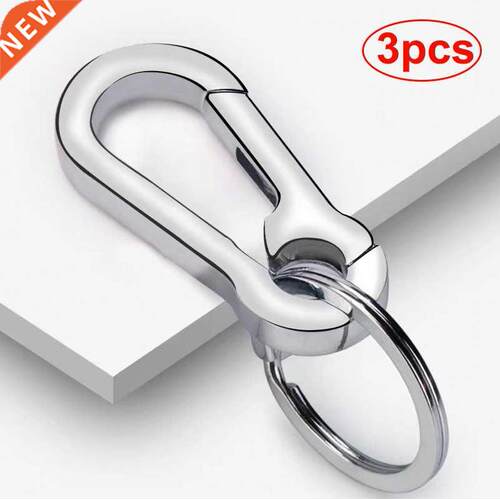 3pcs Keychain Buckle Anti-lost Waist Belt Clip Keyring Buckl