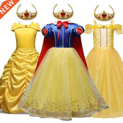 Girls Dress Princess Costume Children Cosplay Party Disfraz