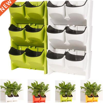 Creative Flower Pot Stackable Wall Planter Garden Flower Pot