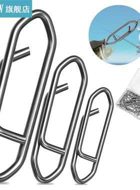 60Pcs Fishing Power Clips Fast Change Fishing Speed Snaps Li