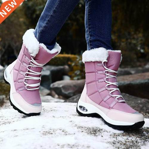Moipheng New Winter Women Boots Casual Warm Fur Boots Shoes