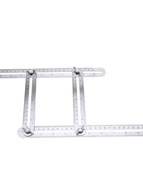 Four-Sided Folding Measuring Tool Multi-Angle Template Scale