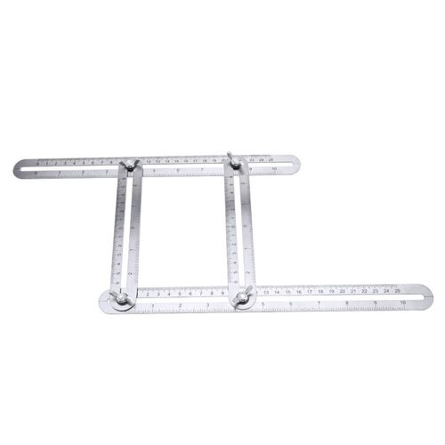 Four-Sided Folding Measuring Tool Multi-Angle Template Scale