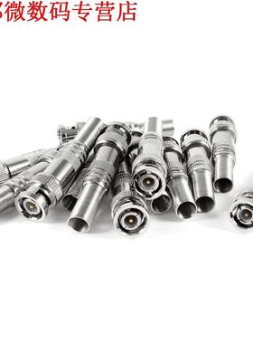 20pcs Zilver Tone Lente End BNC Mannelijke Coaxiale Aansluit