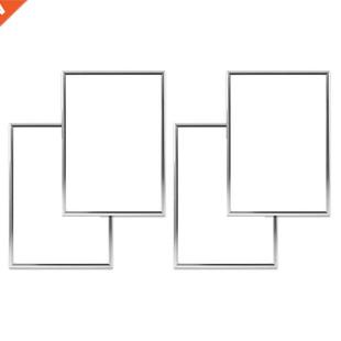 4 Picture Frames, A4 Silver Picture Frames, With Unbreakable