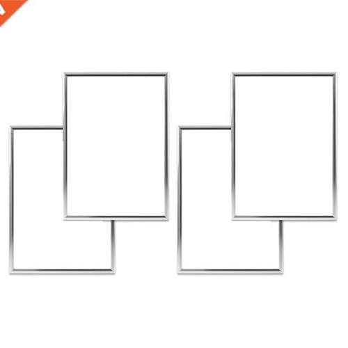 4 Picture Frames, A4 Silver Picture Frames, With Unbreakable
