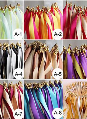 50Pcs/Set Twirling Wands Wedding Party Favor Sticks with Bel