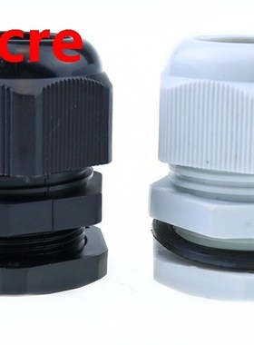 10pcs PG16 Waterproof Connector Gland Dia. 10-14mm Cable Bla