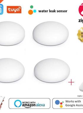 Tuya Zigbee3.0 Home Alarm Water Leakage Alarm Safe Water Lea