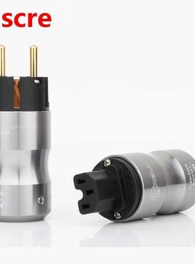 HI-End 24K Gold Plated Krell Europe Standard Male Mains AC P