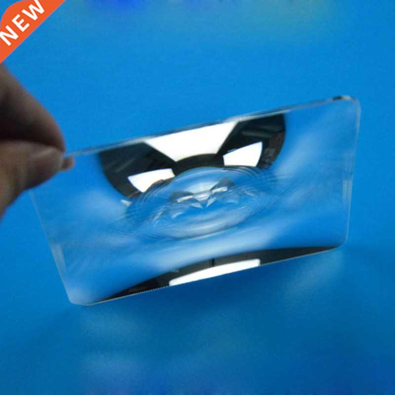 100x70mm Small Optical PMMA Plastic Fresnel Lens Solar Focal