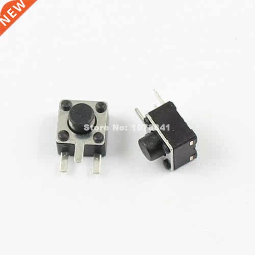 100 Pcs Button Switch 3 Pin Right Angle 4.5x4.5x4.m