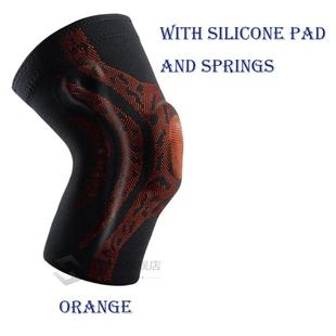Veidoorn 1 pcs Knee Patella Protector Brace Silicone Spring