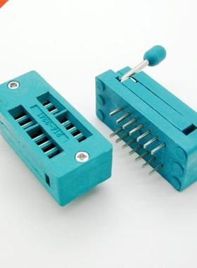 2pcs IC Test ZIF Socket 14pin 14 pin dip 2.54mm IC Socket