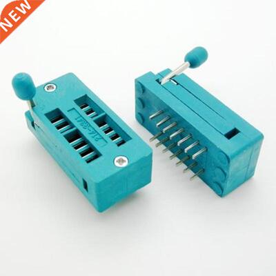 2pcs IC Test ZIF Socket 14pin 14 pin dip 2.54mm IC Socket