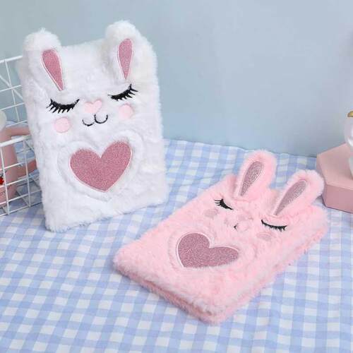 1 Pcs Colorful Animal Plush Notebook Portable Travel Diary P