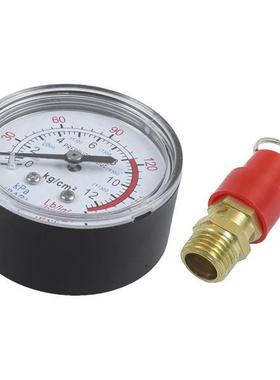 Round 0-180 Psi 1m 1/4BSP Diameter Dial Comparator Air Manom