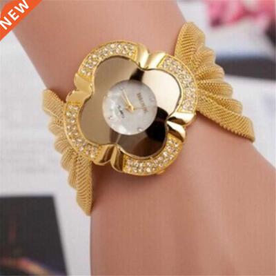 Fashion Fabulous Lady Diamond Bracelet Watch Mirror Luxury Q