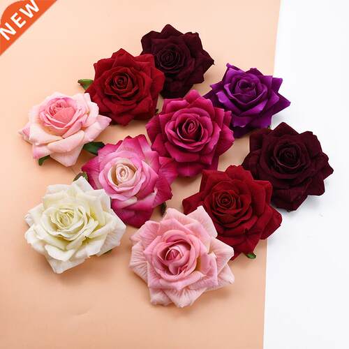 10Pcs 10CM Roses Head Wedding Decorative Plants Wall Diy Chr