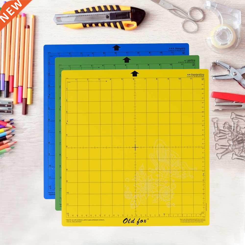 3Pcs 12*12Inch Replacement Cutting Mat StrongGrip/StandardGr