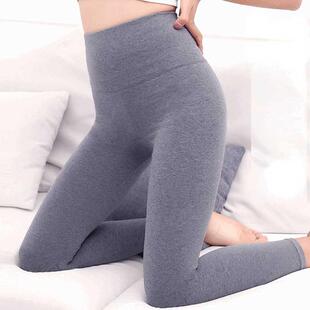 Cotton Thermal Leggings Female High Waist Thin Flexiable Fas