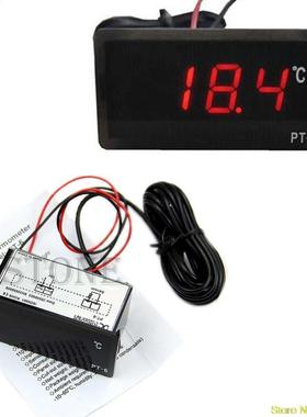 12V Vehicle Car LED Thermometer Temperature Meter Probe -40~