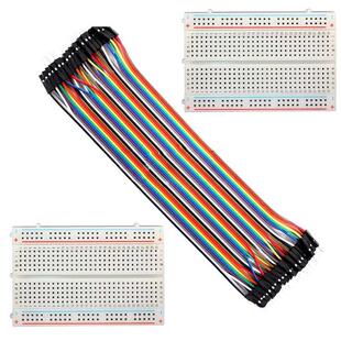 2X 400 Point Solless Prototype Breadboard Protoboard+40 D